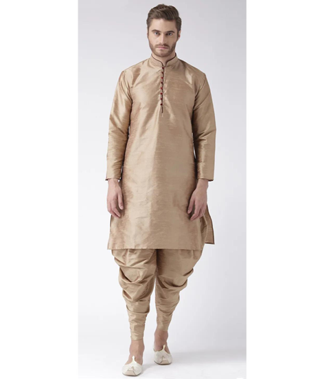 Picture of Well Formed Copper Gold Kurtas