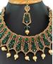 Picture of Exquisite Green Necklace Set