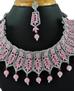 Picture of Beauteous Light Pink Necklace Set