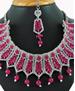 Picture of Admirable Rani Pink Necklace Set