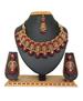 Picture of Elegant Maroon Necklace Set