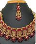 Picture of Elegant Maroon Necklace Set