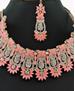 Picture of Stunning Rose Pink Necklace Set