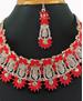 Picture of Sightly Red Necklace Set