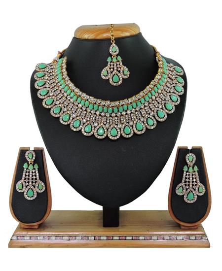 Picture of Delightful Mint Necklace Set