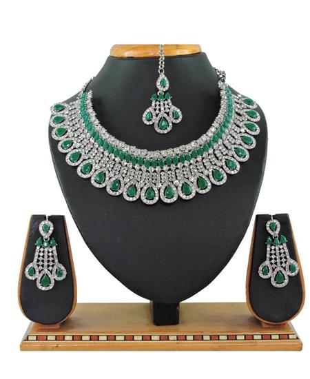 Picture of Comely Green Necklace Set