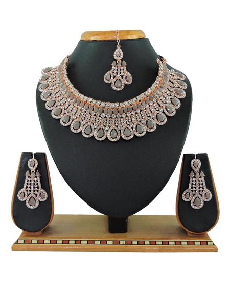 Picture of Ravishing Grey Necklace Set