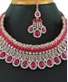 Picture of Well Formed Rani Pink Necklace Set