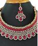 Picture of Graceful Rani Pink Necklace Set