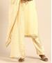 Picture of Excellent Cream Straight Cut Salwar Kameez