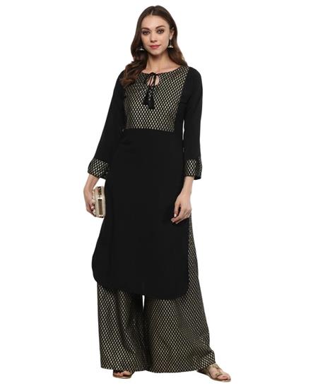 Picture of Gorgeous Black Kurtis & Tunic