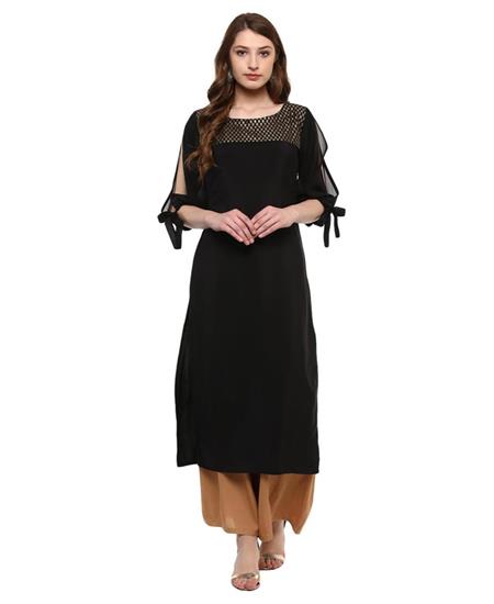 Picture of Sublime Black Kurtis & Tunic