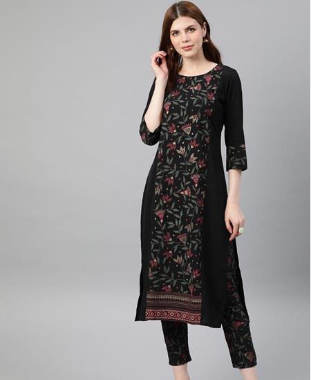 Picture of Alluring Black Kurtis & Tunic