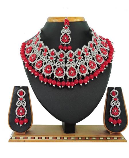 Picture of Beauteous Red Necklace Set