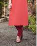 Picture of Resplendent Salmon Kurtis & Tunic