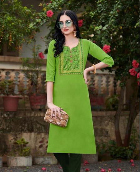 Picture of Amazing Green Kurtis & Tunic