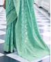 Picture of Pleasing Aqua Casual Saree