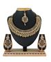 Picture of Statuesque Glod & White Necklace Set