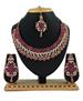 Picture of Excellent Rani Pink Necklace Set