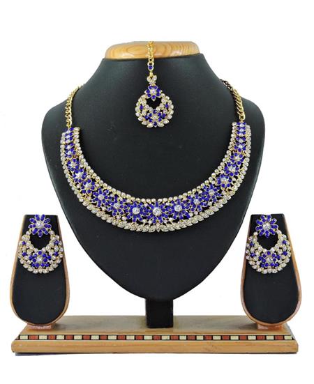 Picture of Delightful Blue Necklace Set