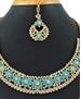 Picture of Exquisite Sky Blue Necklace Set