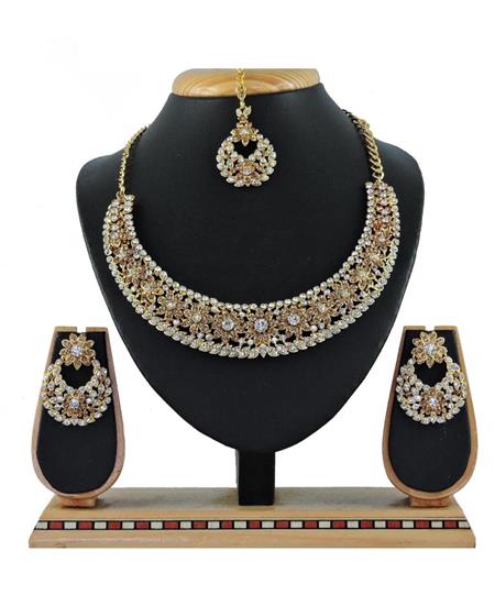 Picture of Sublime Gold & White Necklace Set