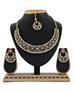Picture of Fascinating Maroon & Green Necklace Set