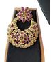 Picture of Gorgeous Rani Pink Necklace Set