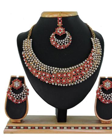 Picture of Enticing Red Necklace Set