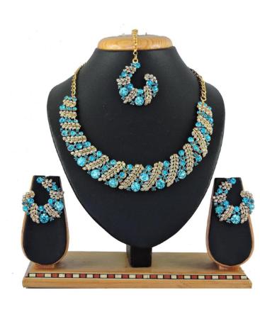 Picture of Nice Firozi Necklace Set