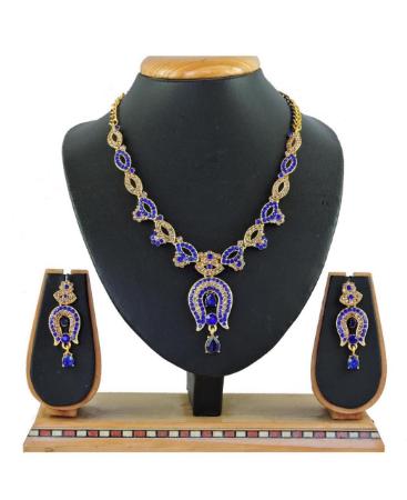 Picture of Pleasing Blue Necklace Set