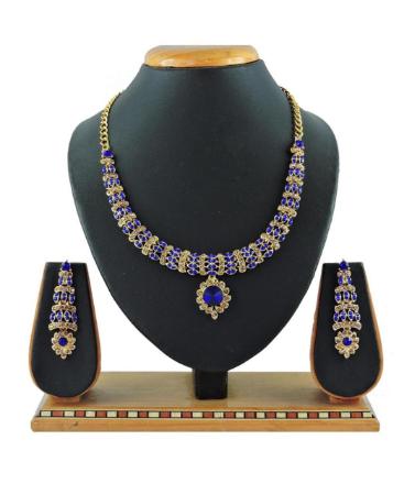 Picture of Taking Blue Necklace Set