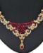 Picture of Pleasing Maroon Necklace Set