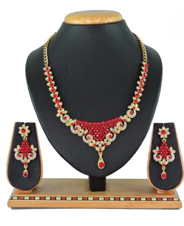 Picture of Lovely Red Necklace Set