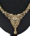 Picture of Splendid Gold & White Necklace Set