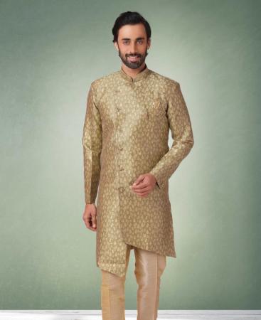 Picture of Good Looking Mehendi Green Kurtas