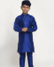 Picture of Delightful Royal Blue Kids Kurta Pyjama