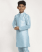 Picture of Amazing Sky Blue Kids Kurta Pyjama