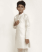 Picture of Excellent White Kids Kurta Pyjama