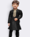 Picture of Graceful Black Kids Kurta Pyjama