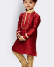 Picture of Gorgeous Red Kids Kurta Pyjama