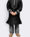 Picture of Ideal Black Kids Kurta Pyjama