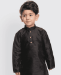 Picture of Magnificent Black Kids Kurta Pyjama