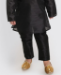 Picture of Magnificent Black Kids Kurta Pyjama