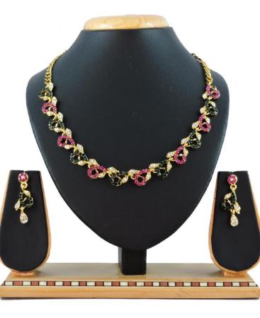 Picture of Nice Rani & Green Necklace Set