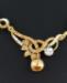 Picture of Comely Gold & White Necklace Set