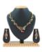 Picture of Pretty Maroon & Green Necklace Set