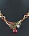 Picture of Pretty Maroon & Green Necklace Set