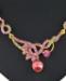 Picture of Grand Pink & Gold Necklace Set