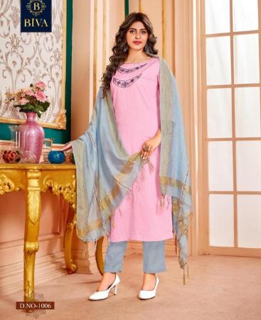 Picture of Fine Light Pink Straight Cut Salwar Kameez